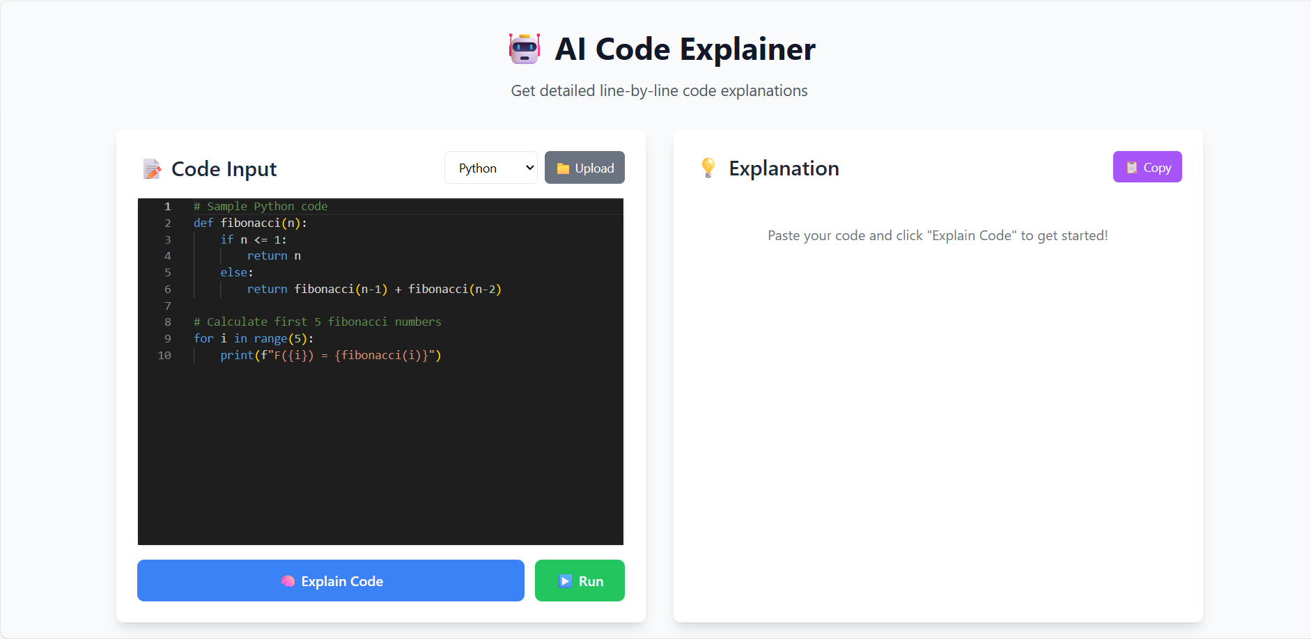 AI Code Explainer